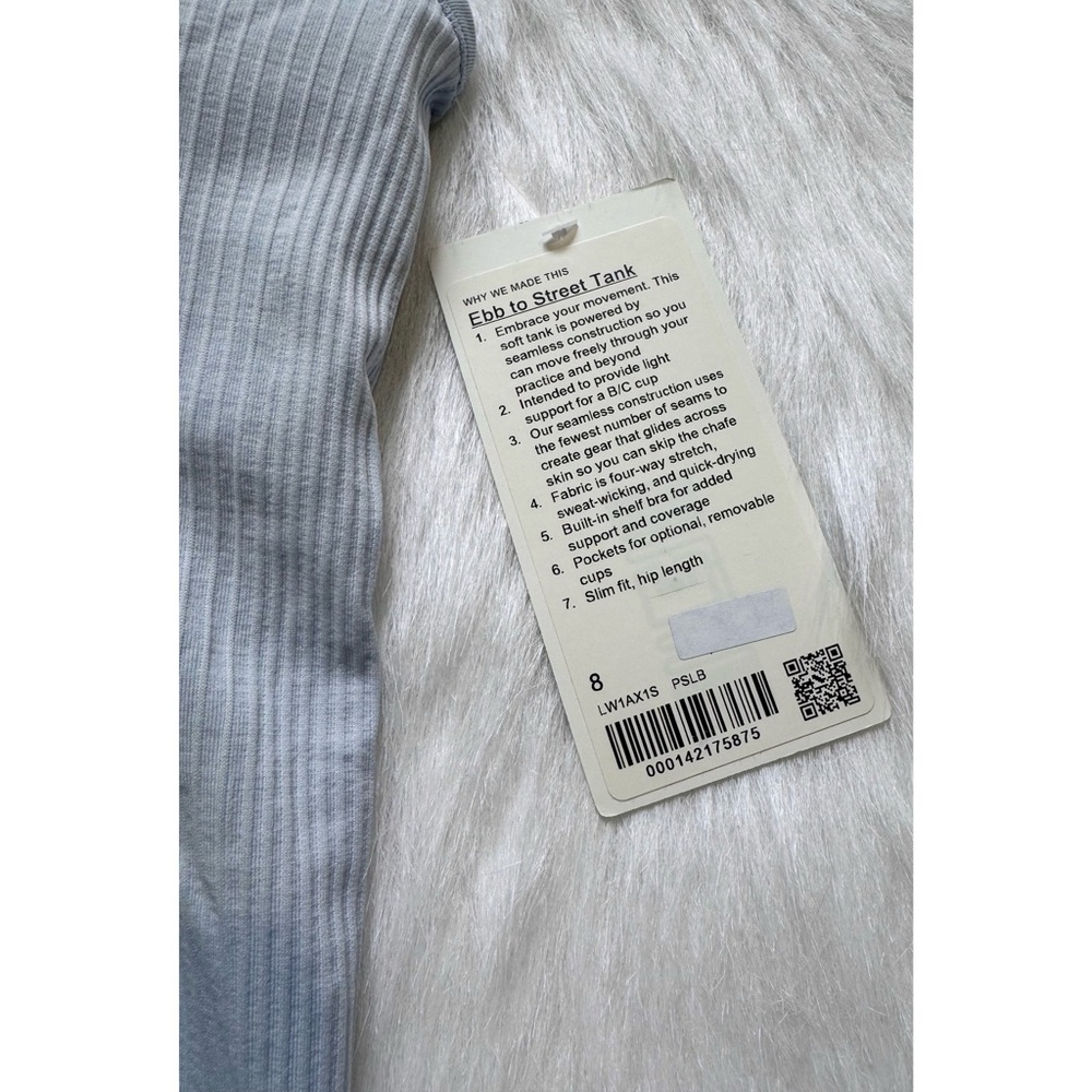 NWT Lululemon Ebb to Street Tank Top Pastel Blue 💗 - Picture 3 of 6